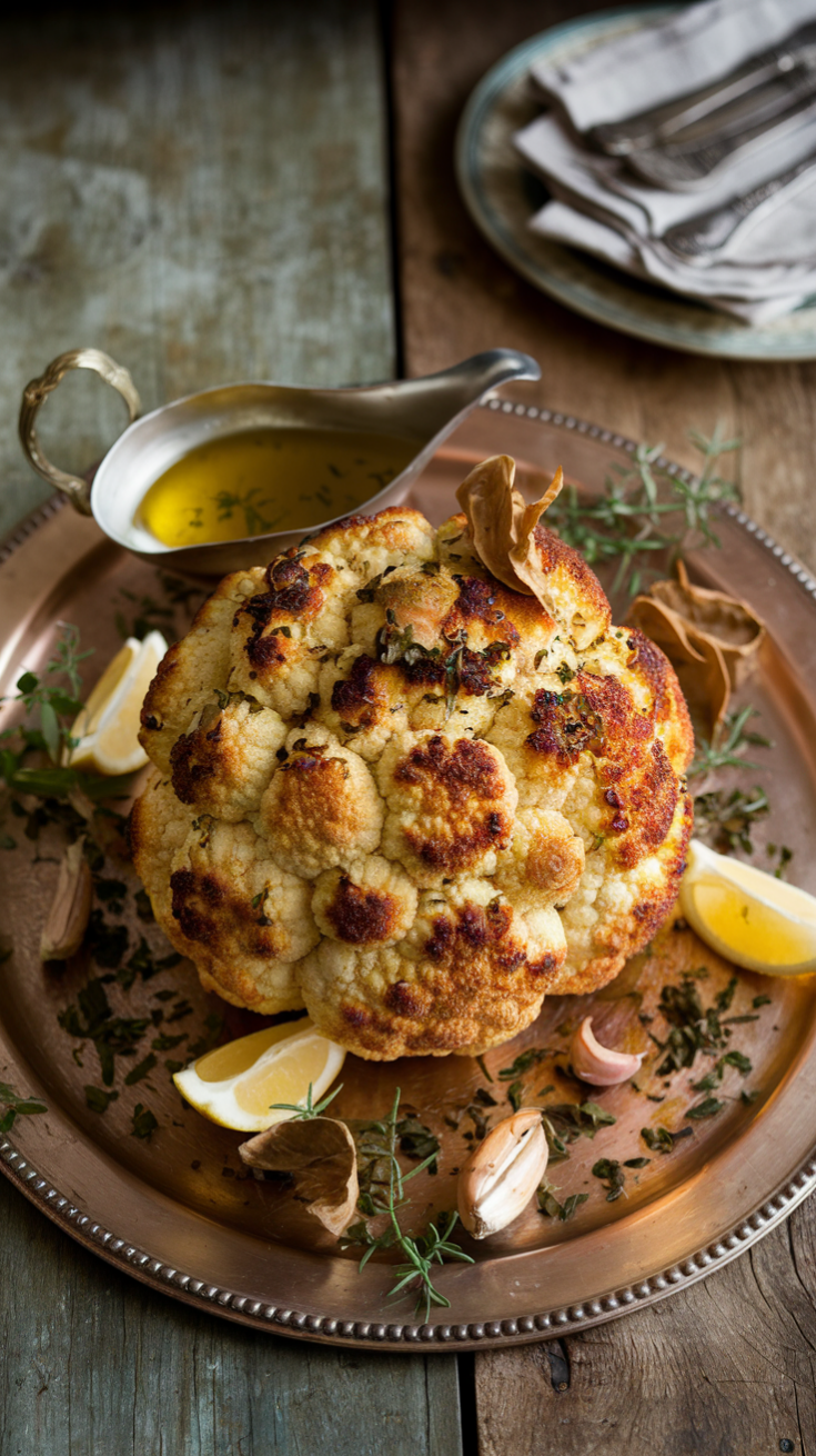 Whole Roasted Cauliflower